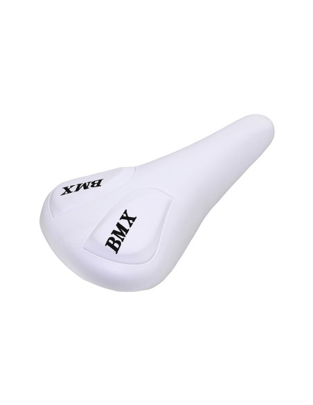 Vinyl Saddle Bmx 706 White.